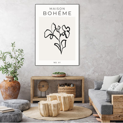 Maison Bohème No.1, toile encadrée