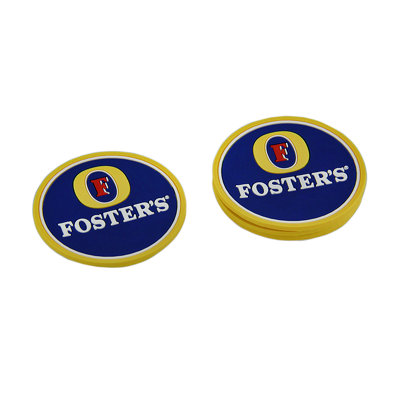 Silicone Round 4 Piece Coaster Set