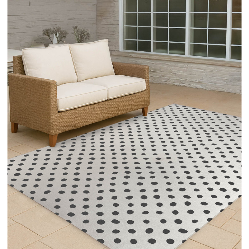 Tapis d'extérieur antidérapant Dot Lyfe, Rectangulaire 8 pi x 10 pi