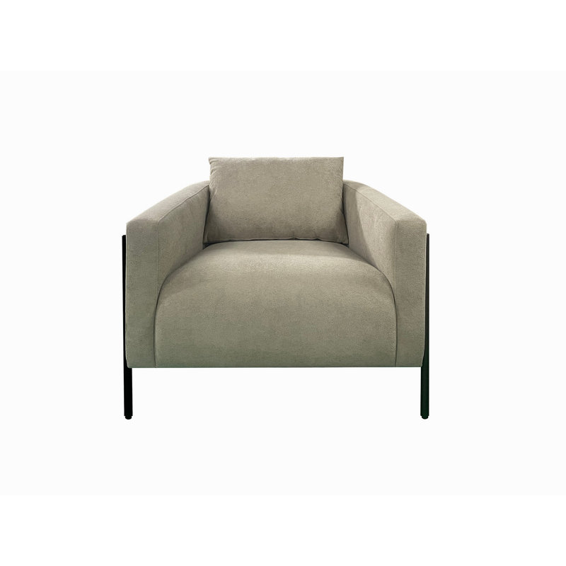 Chaise d'appoint avec extérieur en corde