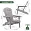 Ensemble de 2 chaises Adirondack pliantes en bois massif pour terrasse, cour, porche, jardin et terrasse avec accoudoirs larges-1189774968-1206467600