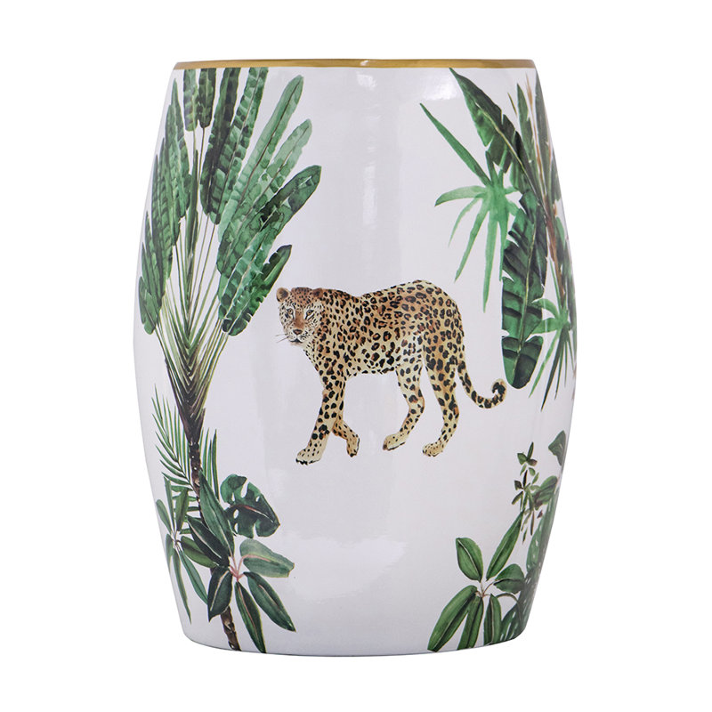 Colin Ceramic Accent Stool