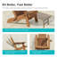 Chaise pliante Adirondack avec repose-pieds rétractable et porte-gobelet, réglable à 3 positions pour le patio, assise extérieure toutes saisons-830062981