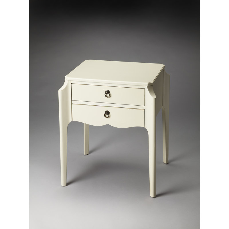Wilshire End Table, Smooth White