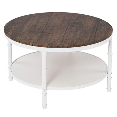 31.5" Round Farmhouse Coffee Table