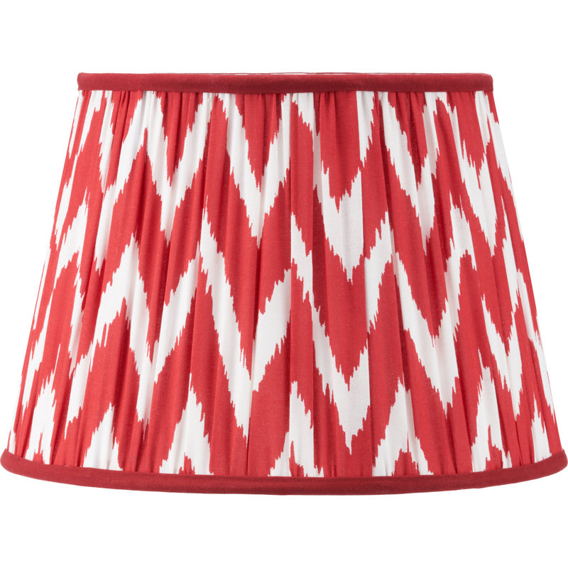 Cotton Empire Lamp Shade ( Uno ), 24" H x 35" W x 35" D, Red