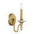 Champlain 1-Light Wall Sconce in Warm Brass