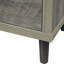 Commode l 31,5 "avec 3 tiroirs en chêne gris - Commode en bois pour la chambre à coucher. Mobilier de salon. Armoire de rangement stable. Commode en chêne. Fonction de bureau à domicile