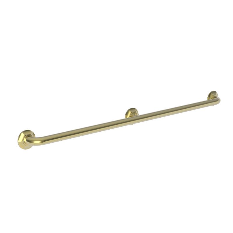 Metropole 42" Grab Bar, Polished Brass