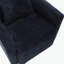 Fauteuil demi-tonneau pivotant en chenille-813798792