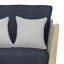 Chaise de patio avec coussins 