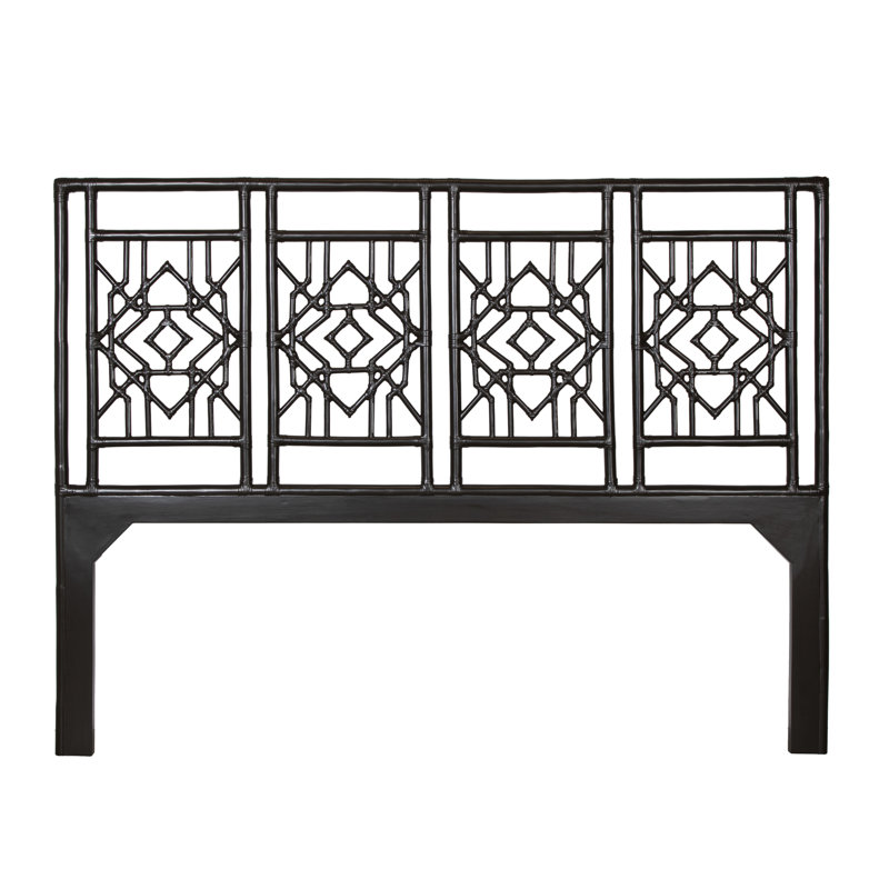 Tulum Open-Frame Headboard, Black, King
