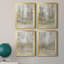 Thicket of Trees I - Ensemble de 4 peintures sur toile encadrées-865002683-865002679
