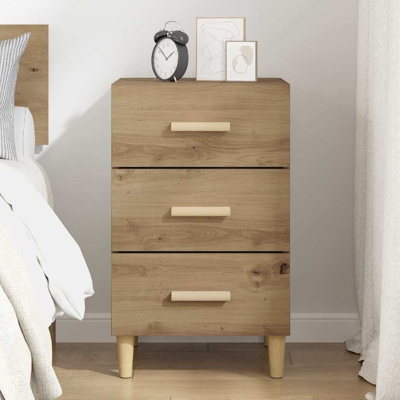 40cm W Manufactured Wood Bedside Table