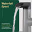 Robinet pour salle de bain à poignée double avec drain - installation monotrou-98666106