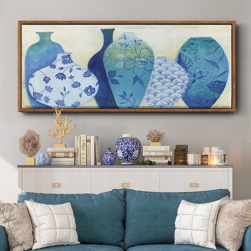 Chinoiserie Home- Framed Canvas
