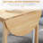 2 Person 27.5'' L x 29.5'' H Solid Wood Dining Table-93063869