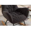 Chaise berçante rembourrée Lamond-1950182948