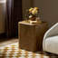Talessi End Table-Wheat Medium Burl Oak