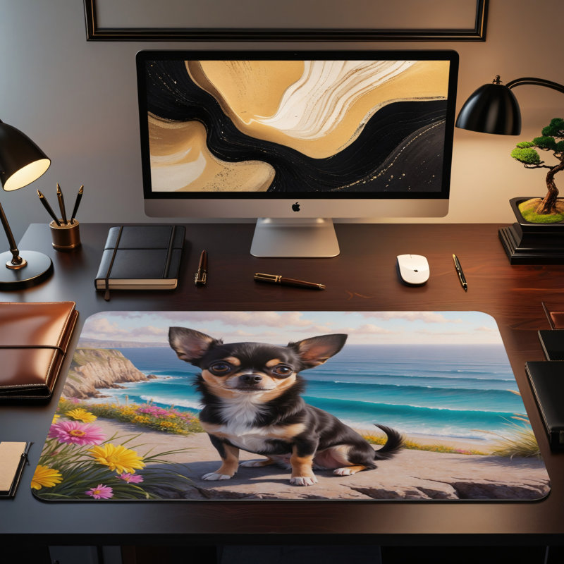 Polyester Desk Pad, 31.5x15.5