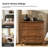  Allisa 28"W 3-Drawer Solid Wood End Table with Built-in Charging Station and Simple Assembly-2008351983
