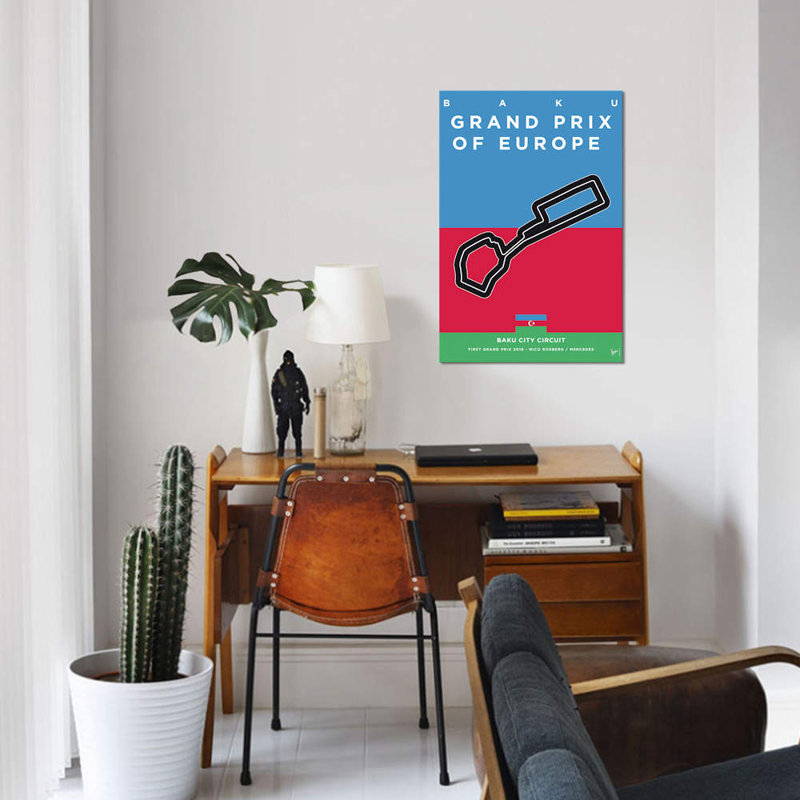 Impression sur toile, "Minimal Movie", H 60 po x l 40po x P 1,5 po, Toile tendue, Pas de tapis