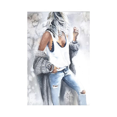 «Woman IV» par Marina Ignatova, impression sur toile tendue