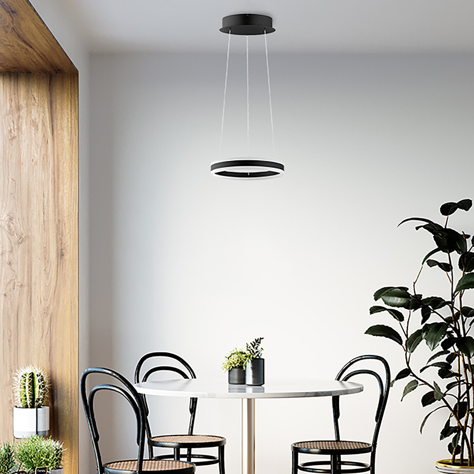 Cary 2 - Light Dimmable LED Geometric Chandelier, 2.5" H x 15.75" W x 15.75" D