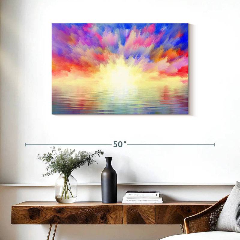 Alvord Ocean Sunrise Burst, H 24 po x l 36 po