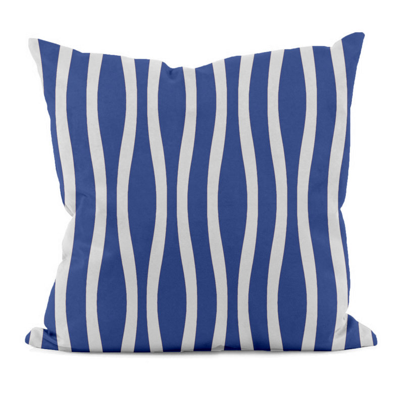 Housse et insert de coussin , H 18 po x l 18 po, Bleu