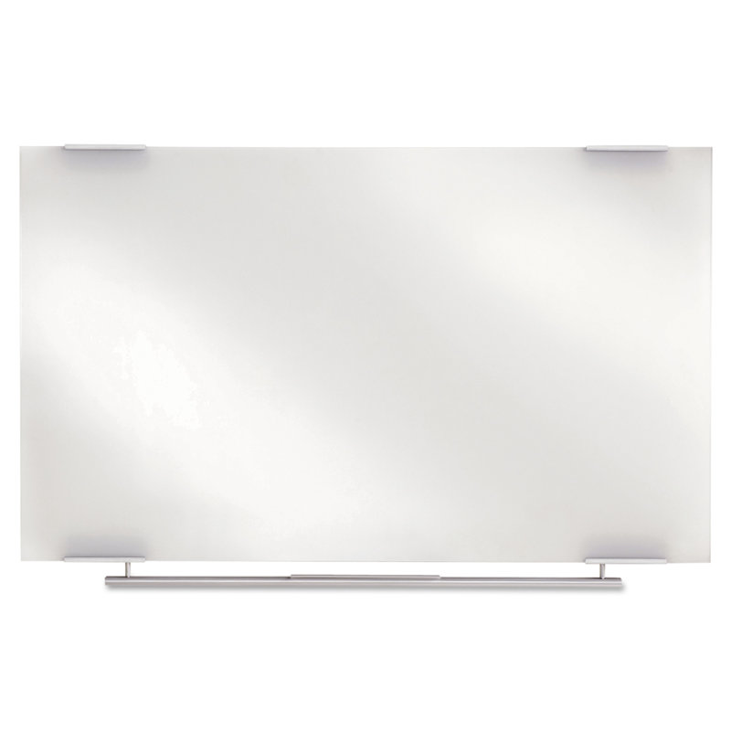 48" x 36" Frameless Ultra White Glass Dry Erase Board
