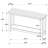 Castleton White Wood Entryway Sofa Console Table