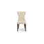 Chaises de salle à manger Parsons Gallatin - ensemble de 2 chaises capitonnées en lin beige capitonné à garniture cloutée-1411708621-1411708599