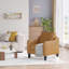 Mid-Century Accent Chair, Solid Wood Frame, Removable Cushions, Living Room Armchair-1360155825-1374455130