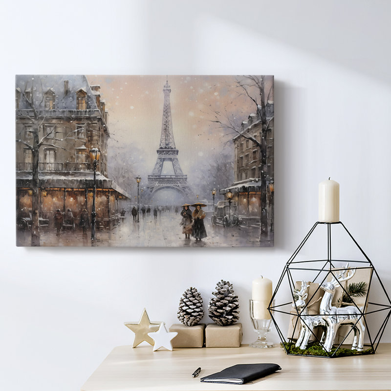 Christmas Holiday Arts - Toile tendue avec châssis, H 18 po x l 27 po