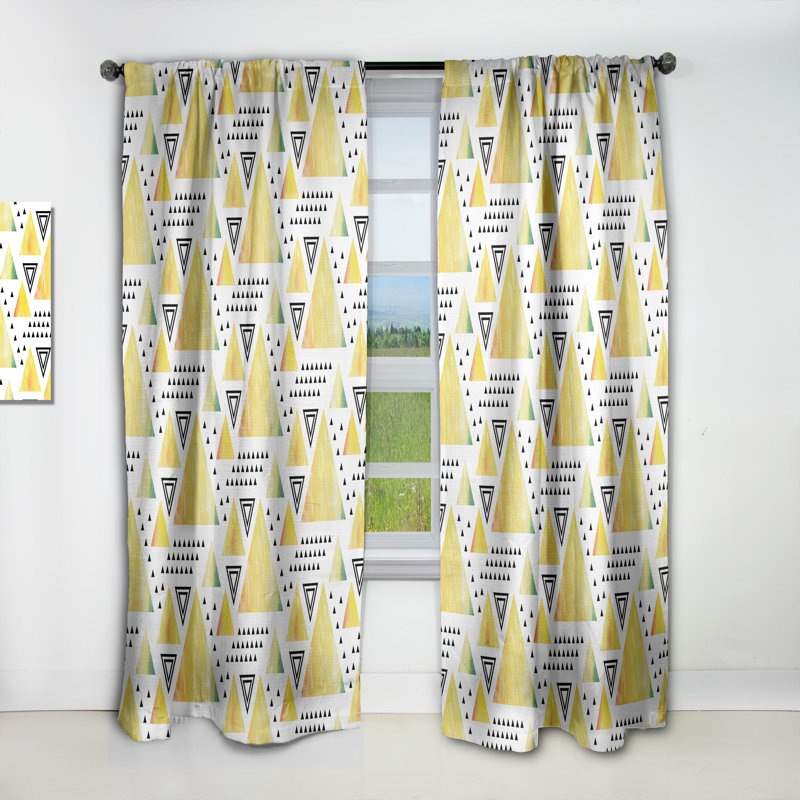 Rideau en lin, L 52 po x L 84 po