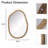 Irregular Wall Mirror Decorative, Asymmetrical Mirror For Wall Decor, Wavy Accent Mirrors