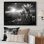 Monochrome Tulips Field With Sunset - Floral Wall Decor56