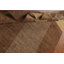 One-of-a-Kind 5'7" X 8' New Age Wool Area Rug Brown/Ivory/Gold