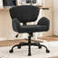 Chaise de bureau pivotante en chenille moderne pour bureau à domicile, coiffeuse et bureau-605231610