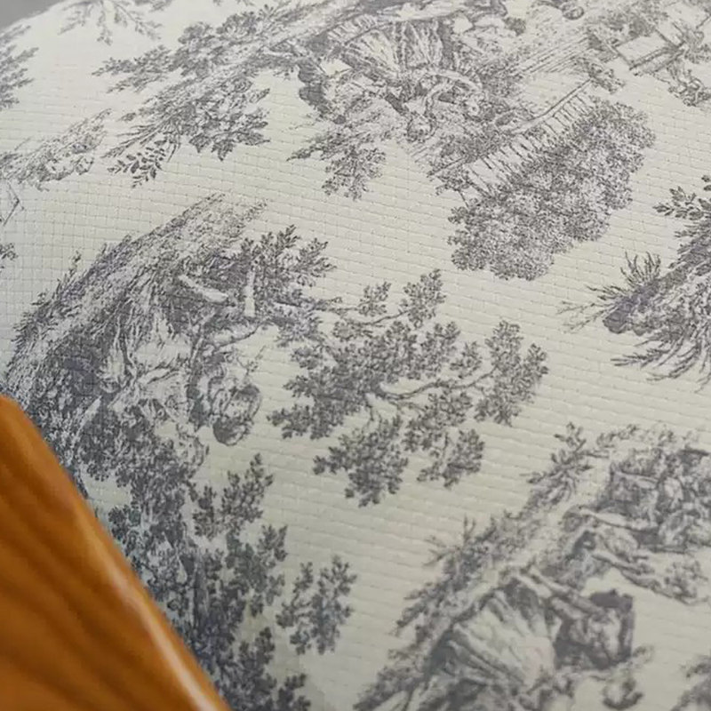 Chaise berçante légère en tricot d'encre de luxe clair