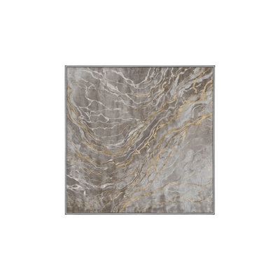 Machine Washable Gray Area Rug
