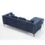 Canapé modulaire moderne à 3 places avec revêtement en chenille, accoudoir carré et rangement-2067635860-2067635862