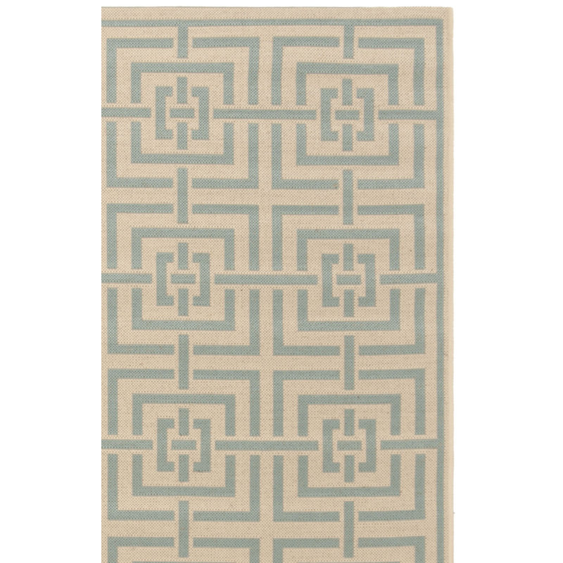 Tapis intérieur / extérieur Gowanus Linden 100, Carré 6 pi 7 po