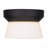 7 Inch Black Integrated Led Flush Mount