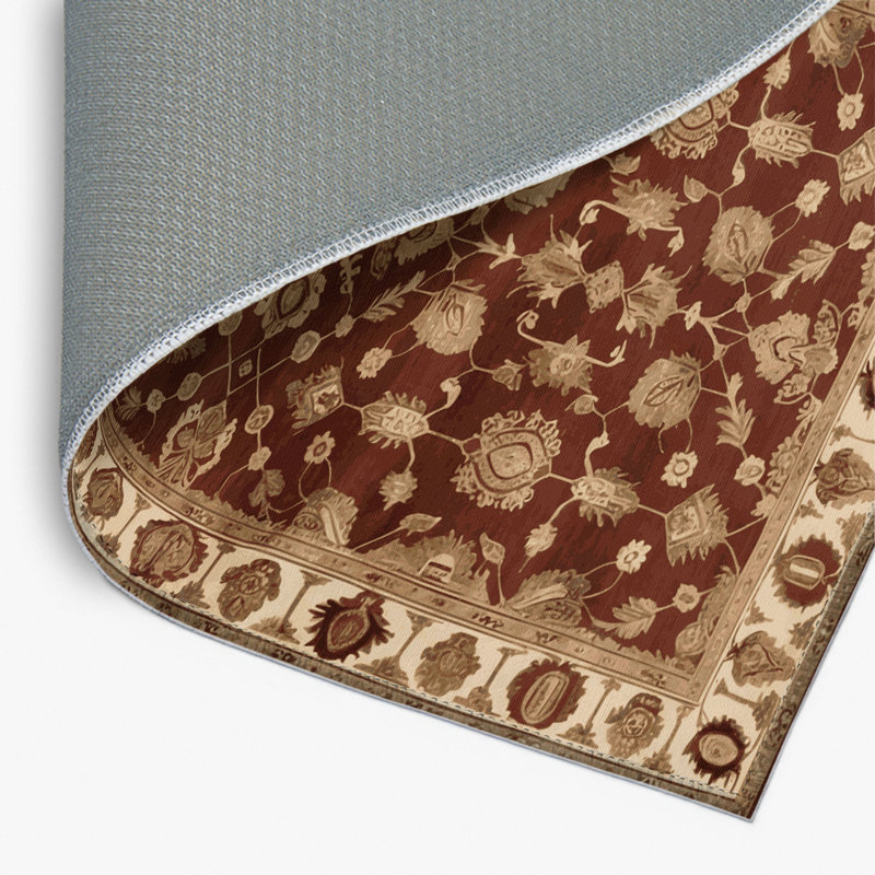 Tapis turc intérieur et extérieur brun, Rectangulaire 8 pi x 10 pi