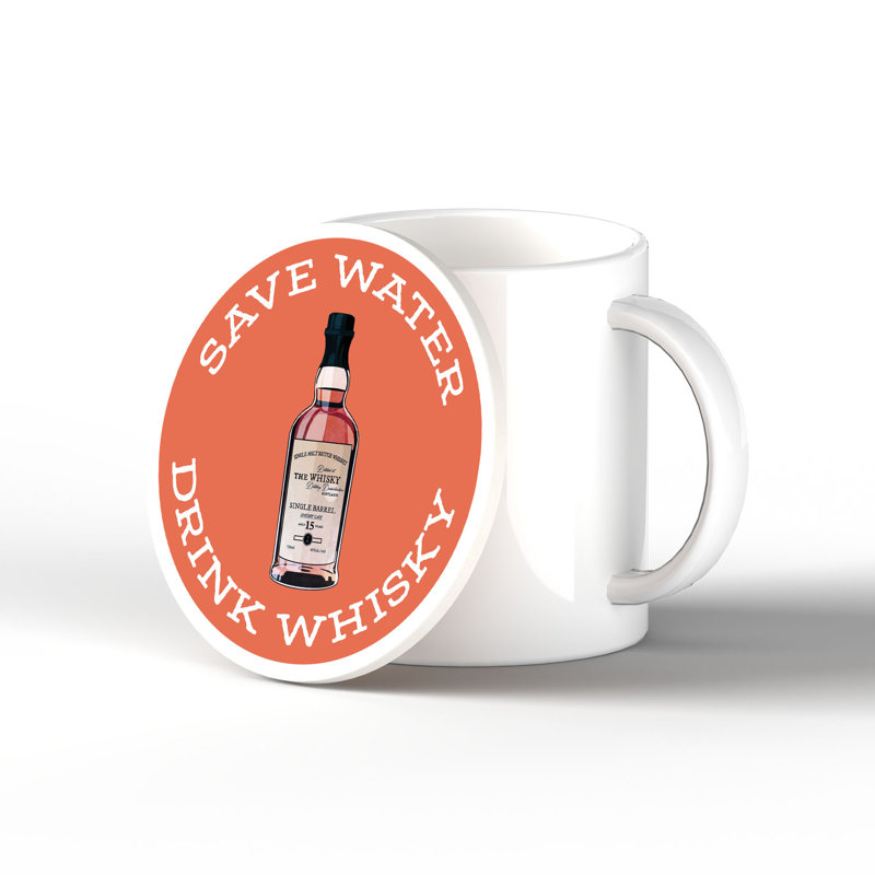 Kana Ceramic Round 1 Piece Coaster