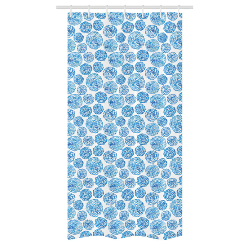 Shower Curtain with Hooks Included, 36" W x 72" L