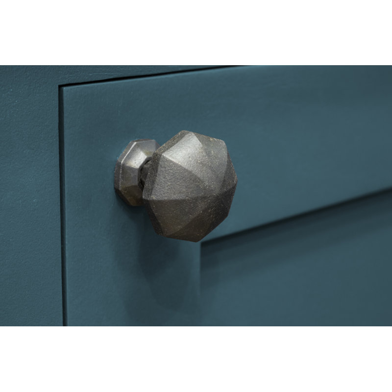 Octagonal Geometric Knob, 3.9cm, Beeswax