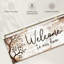 «Welcome To Our Home Typographie I», reproduction sur toile-1187553008